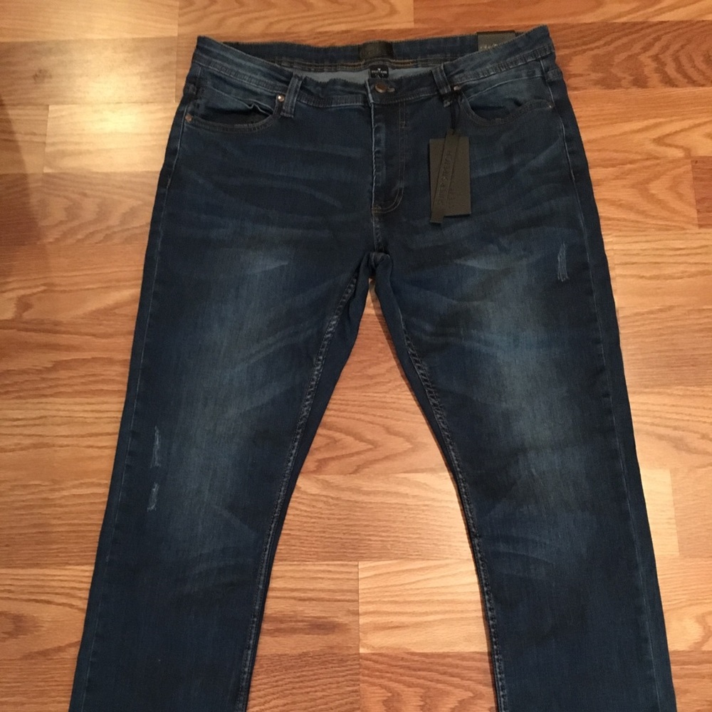 New pair of Steve’s Jeans Super Stretch 36x32.